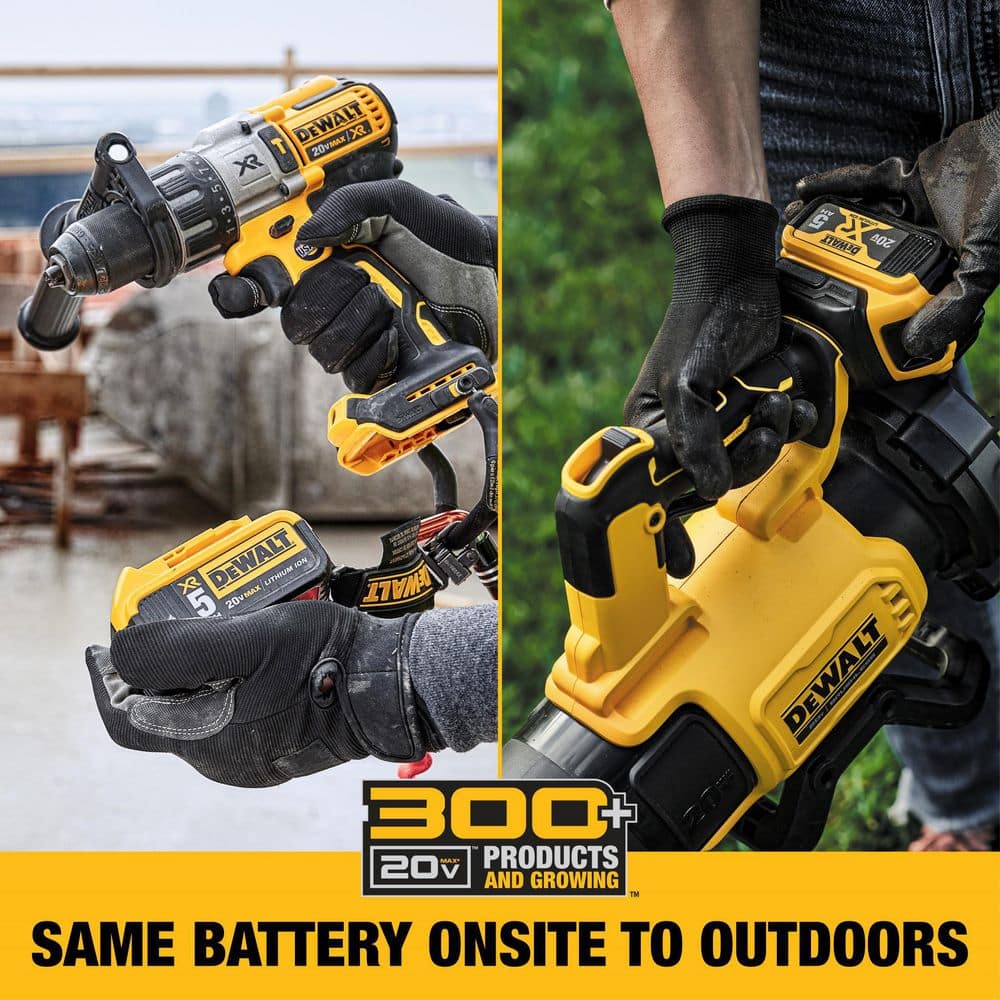 DEWALT 60V MAX Brushless Cordless Battery Powered Attachment Capable String Trimmer Kit with Edger Attachment