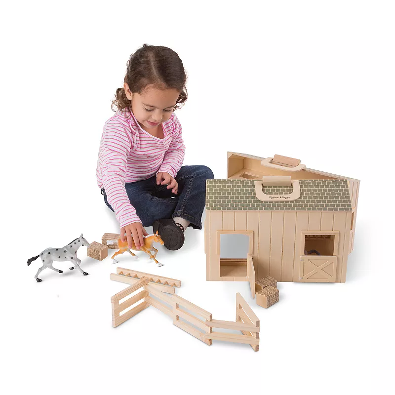 Melissa and Doug Fold and Go Stable