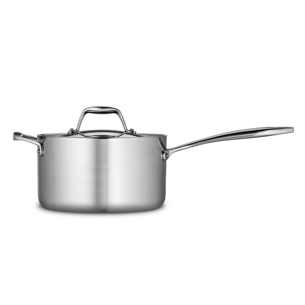 Tramontina Gourmet 4 Qt. Tri-Ply Clad Saucepan with Lid 80116024DS