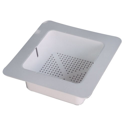 Tundra Specialties 11-503 Recessed Plastic Drain Basket， With Flange - for 8-1/2