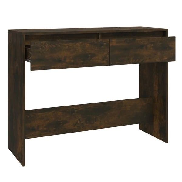 Console Table Smoked Oak 39.4