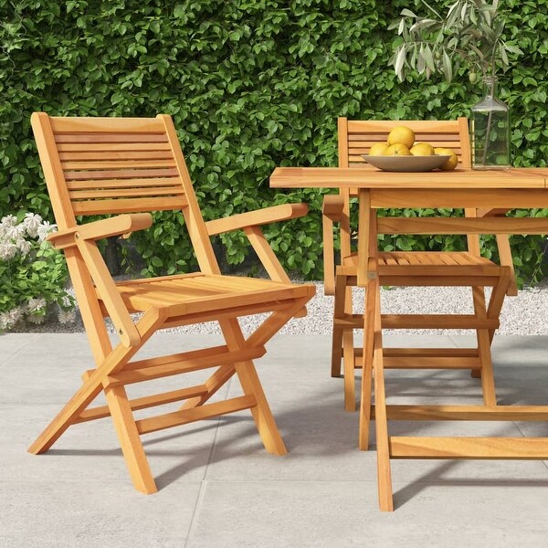 vidaXL Folding Patio Chairs 2/4/6/8 pcs 18.5