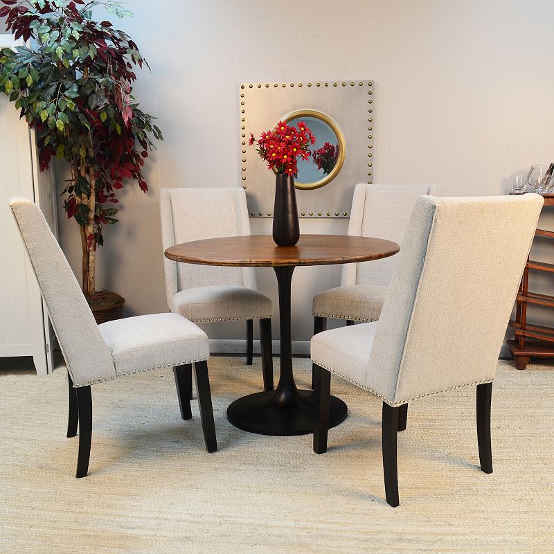 Carolina Chair and Table Laurant 2-Piece Upholstered Dining Chairs