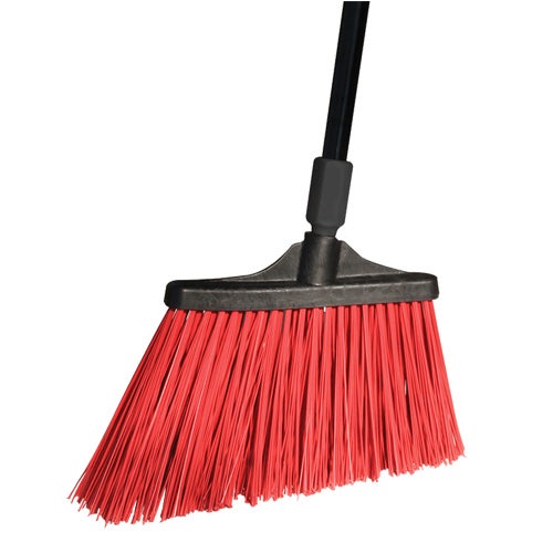 O-Cedar Commercial 6420 MaxiStrong Angle Unflagged Broom， Case of 6