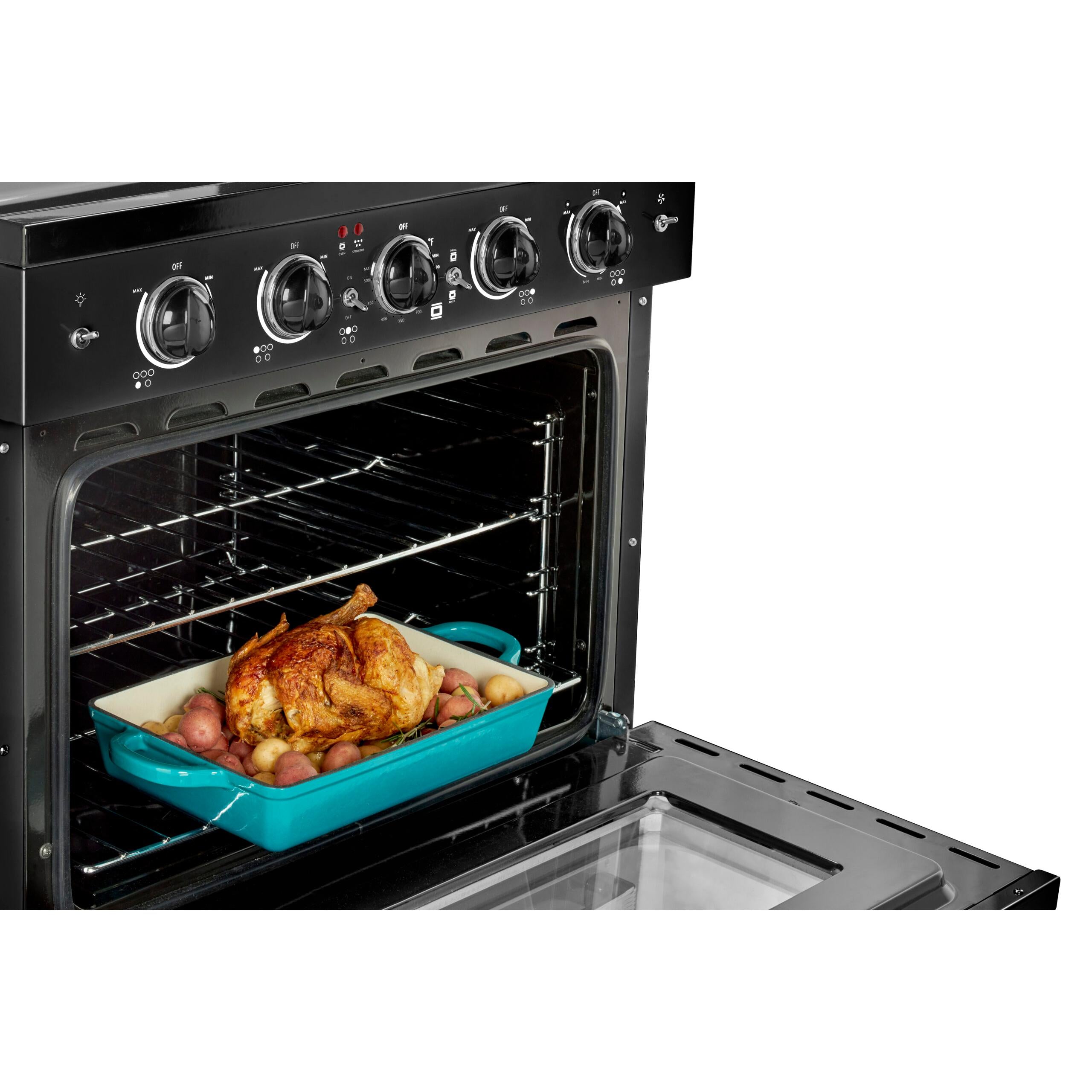 Unique Appliances 30-inch Freestanding Electric Range with Convection Technology UGP-30CR EC B