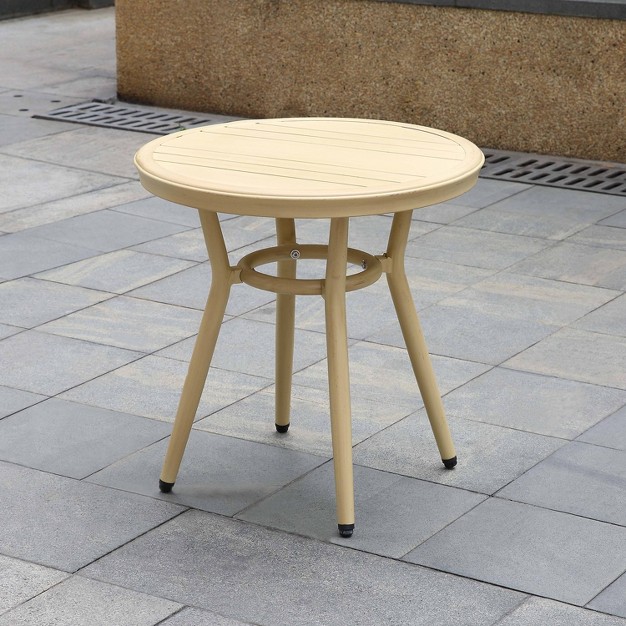 Arna Outdoor Side Table Natural Mibasics