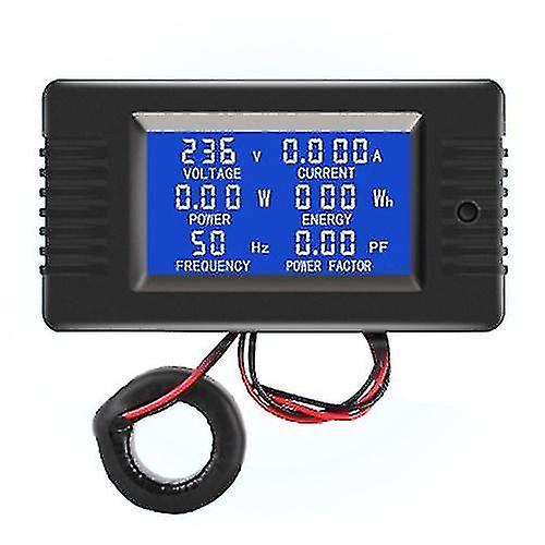 Ac Digital Display Power Monitor Meter Voltmeter Ammeter Frequency Meter