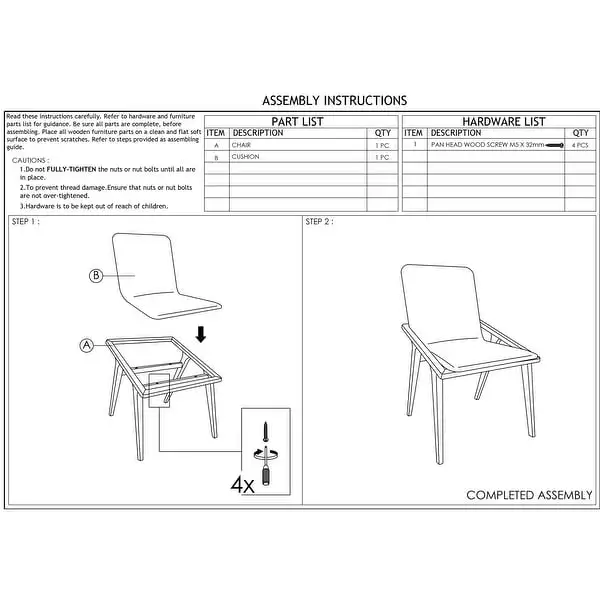 Zoe 20 Inch Modern Dining Chair, Solid Wood, Sloped Arms, Set of 2, Orange