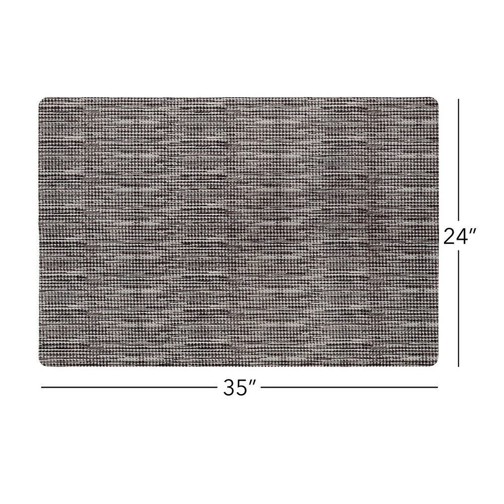 SoHome Smooth Step Houndstooth Machine Washable Utility Mat  24\