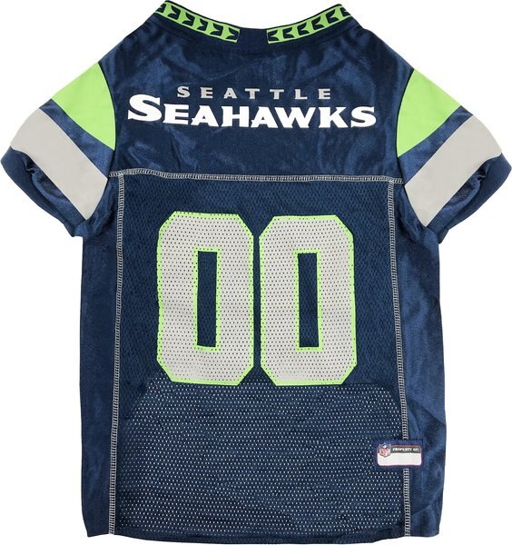 Pets First NFL Dog and Cat Jersey， Seattle Seahawks