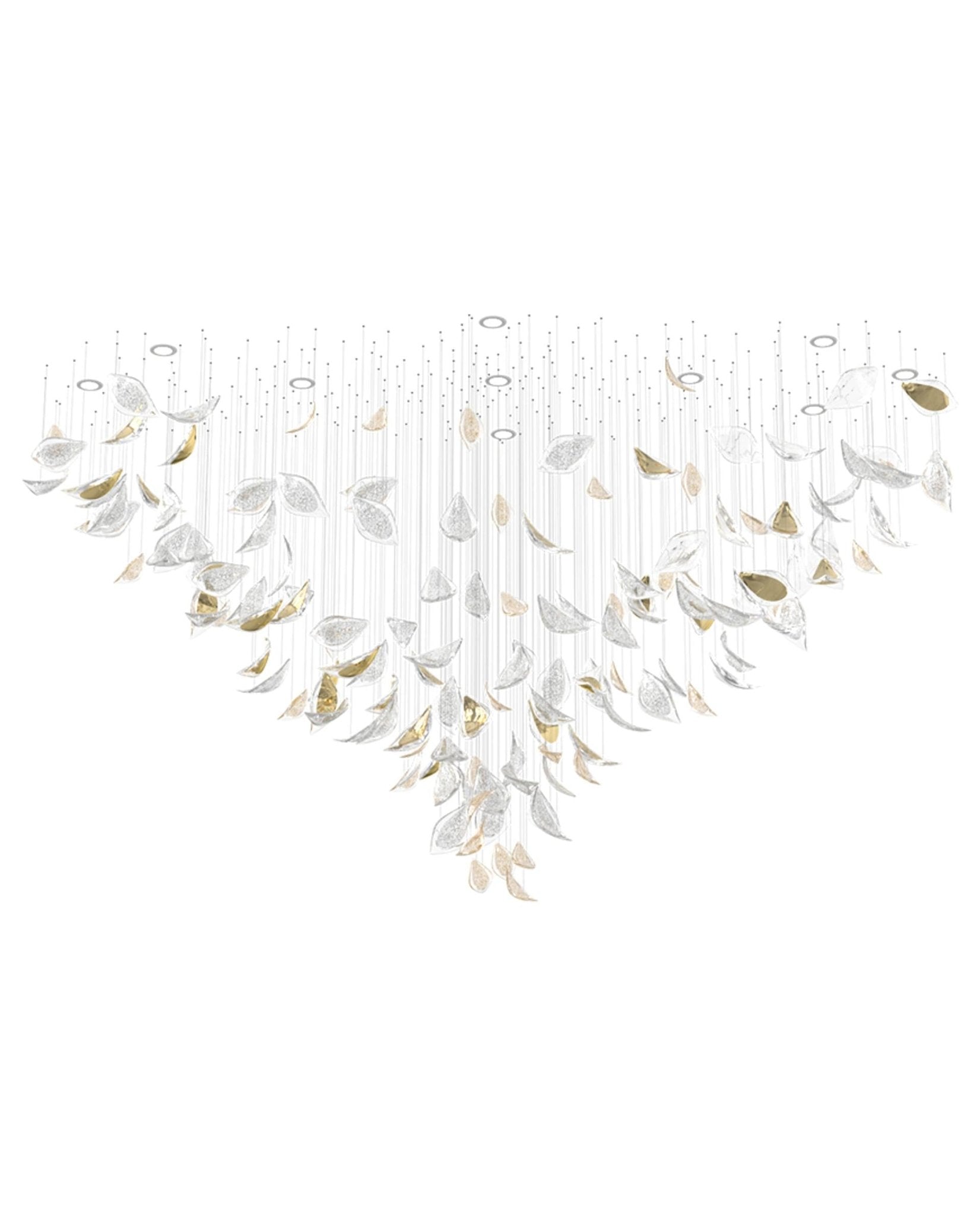 Floating Leaves Chandelier