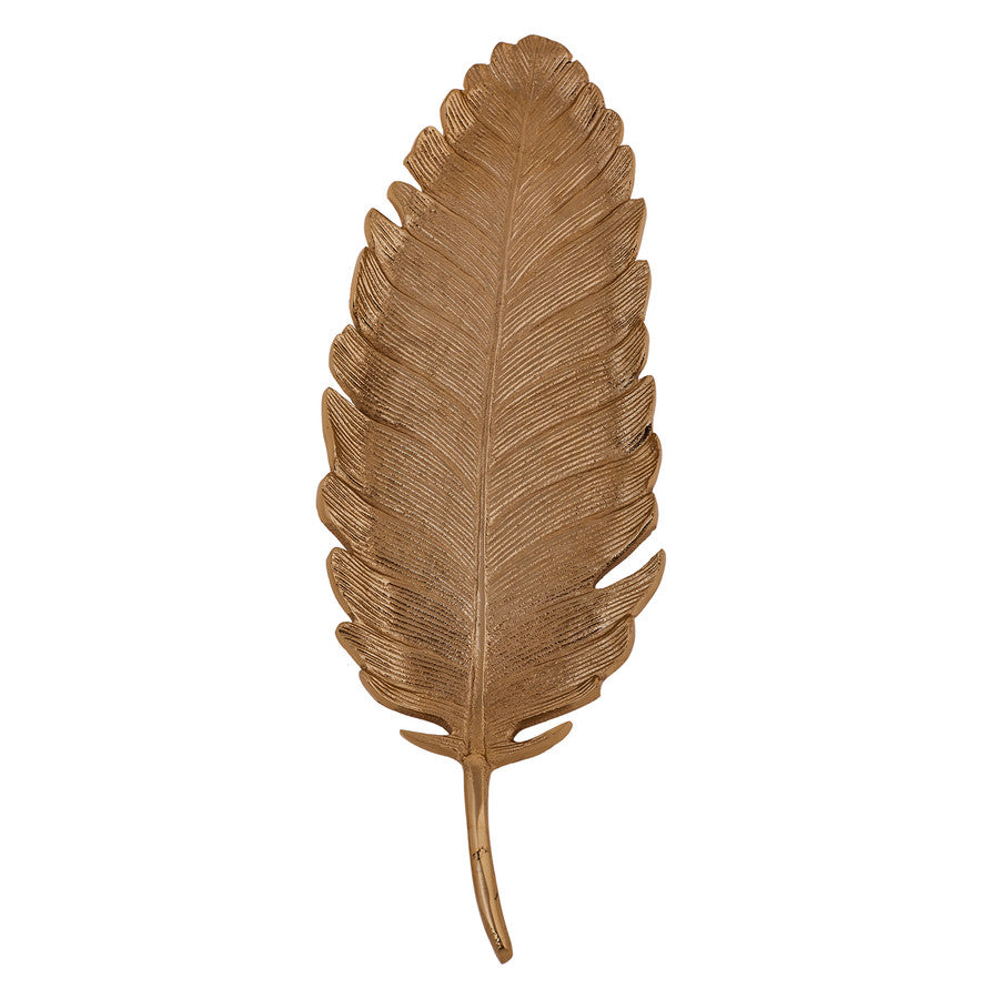 Karaca Leaf Gold Decorative Plate 40X13Cm 153.21.01.0111