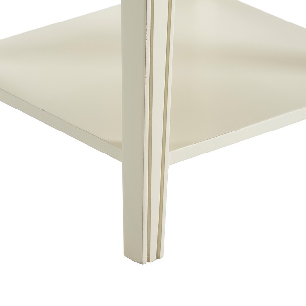 Westport Side Table Antique White Finch