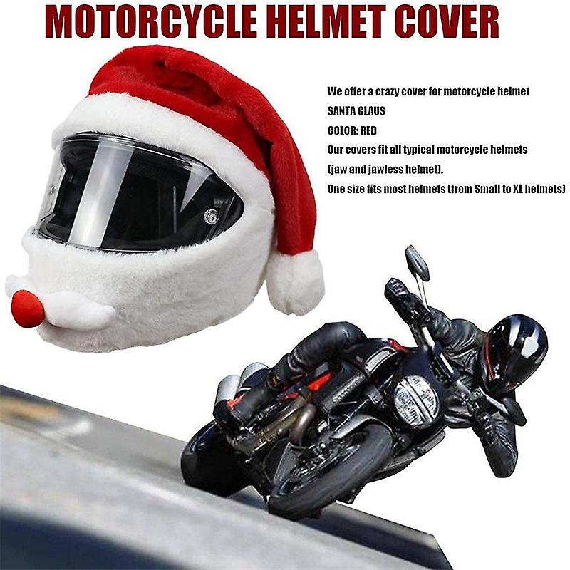 Miman Motorcycle Helmet Cover Hat Christmas Cap For Motorcycle Helmet