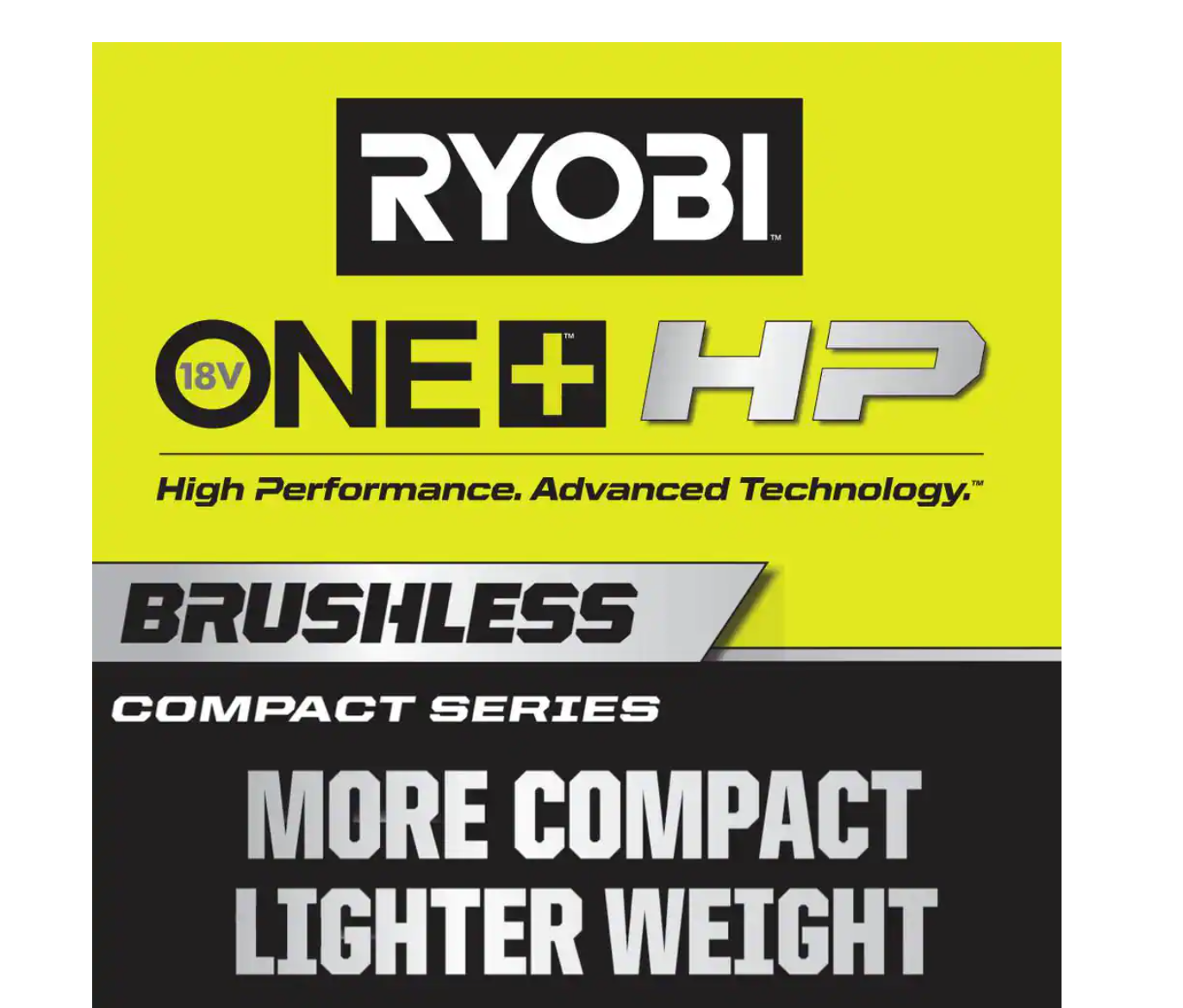 RYOBI PSBRA02B-PSBCS02B ONE+ HP 18V Brushless Cordless Compact 2-Tool Combo Kit with 3/8 in. Right Angle Drill and Cut-Off Tool (Tools Only)