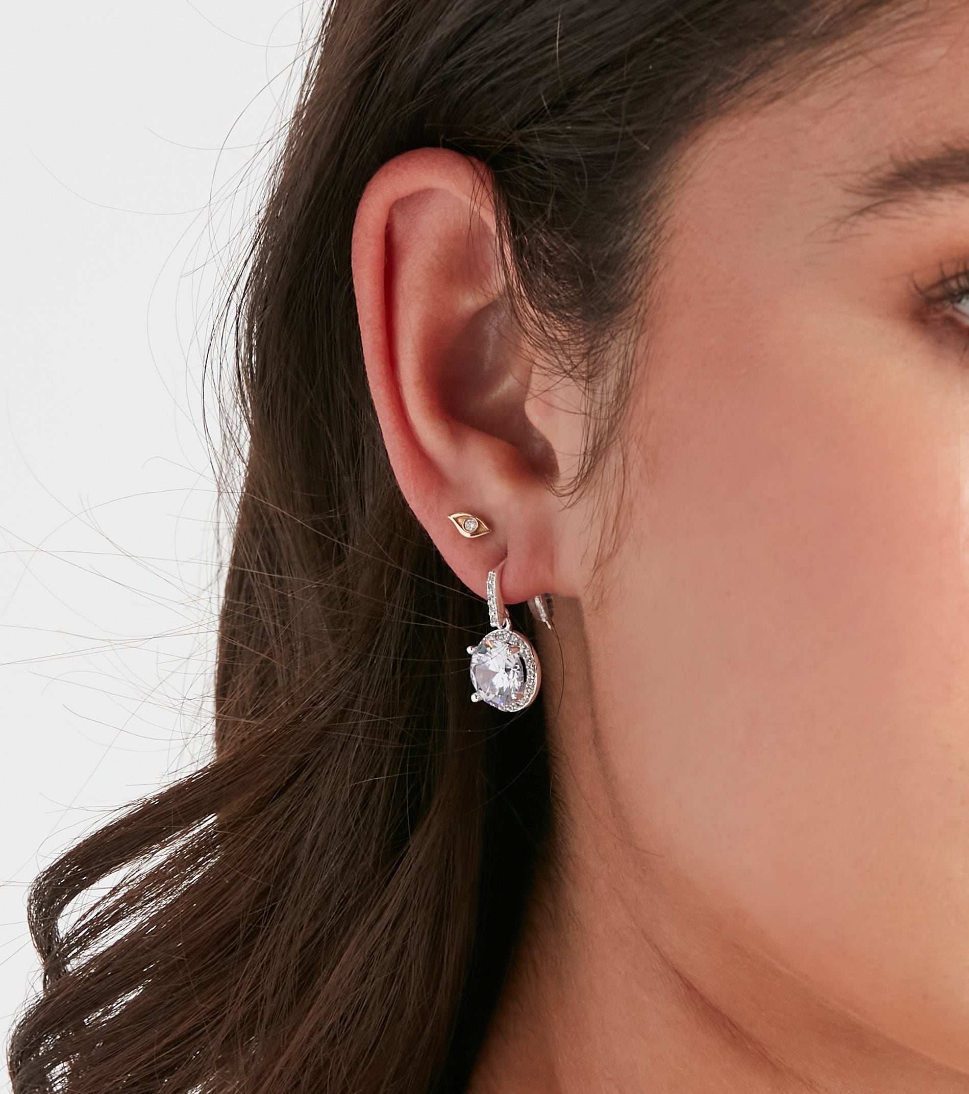 Long For Sparkle CZ Earrings