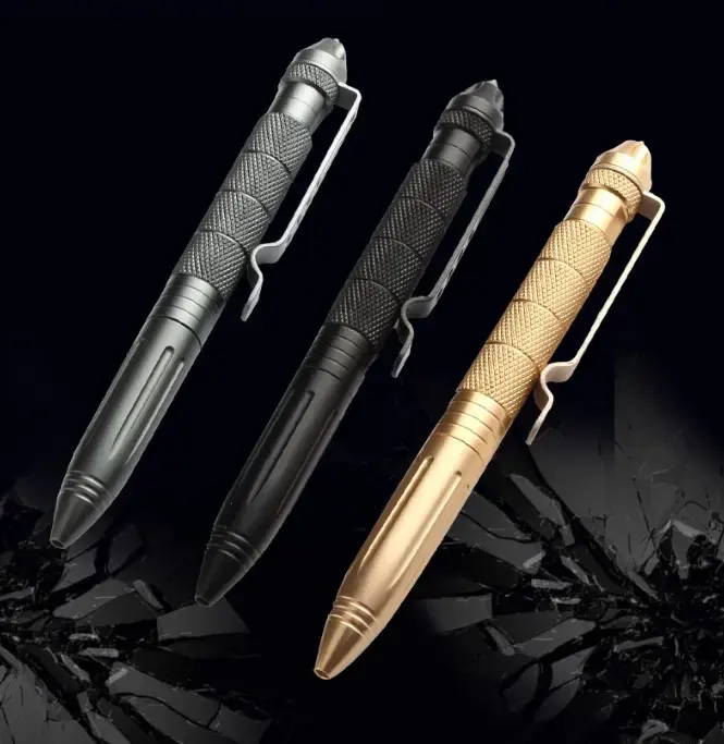 Outdoor Emergency Survival Tool Tactical Pen Portable Tungsten Steel Head Tactical Pen