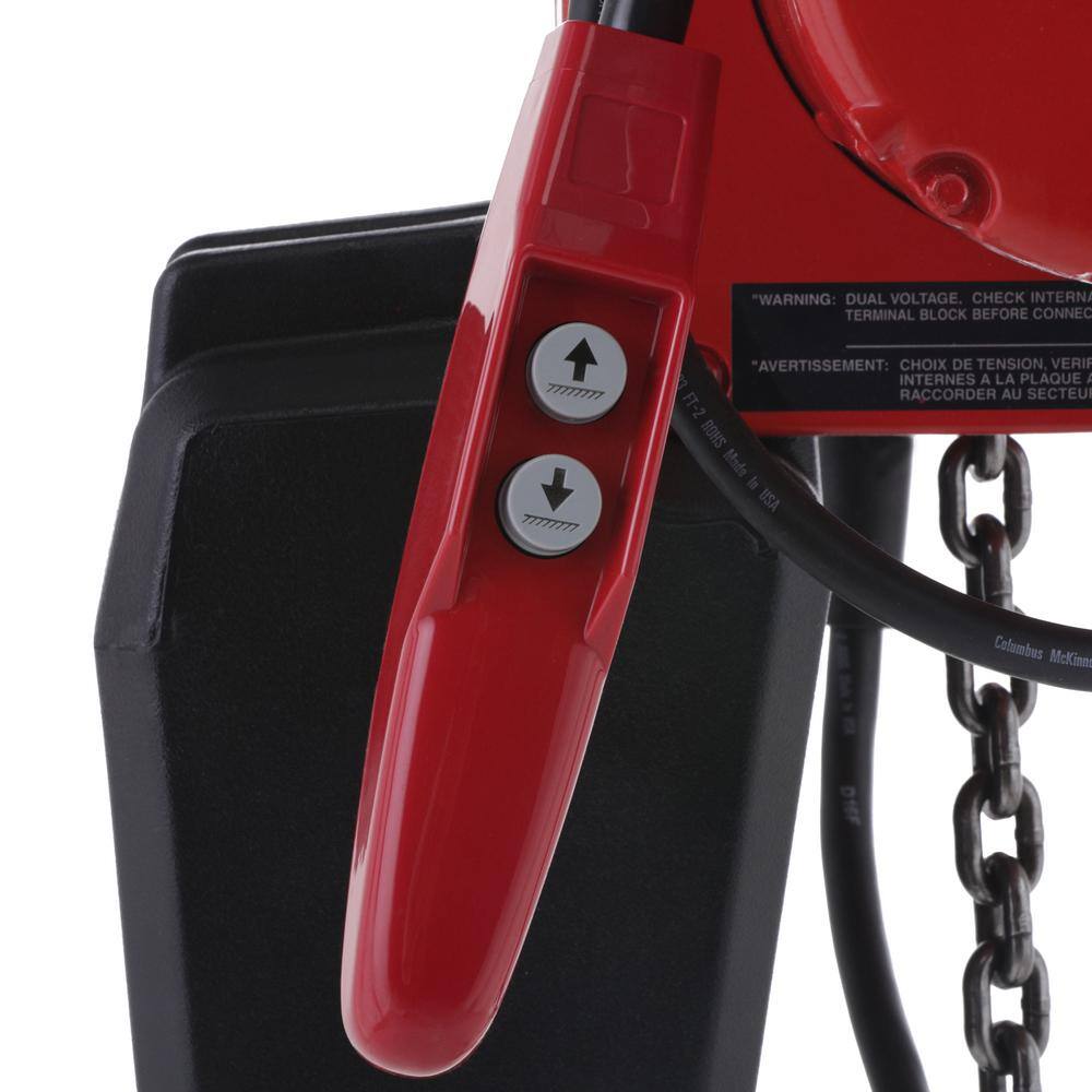 MW 12-Ton 10 ft. Electric Chain Hoist 9560