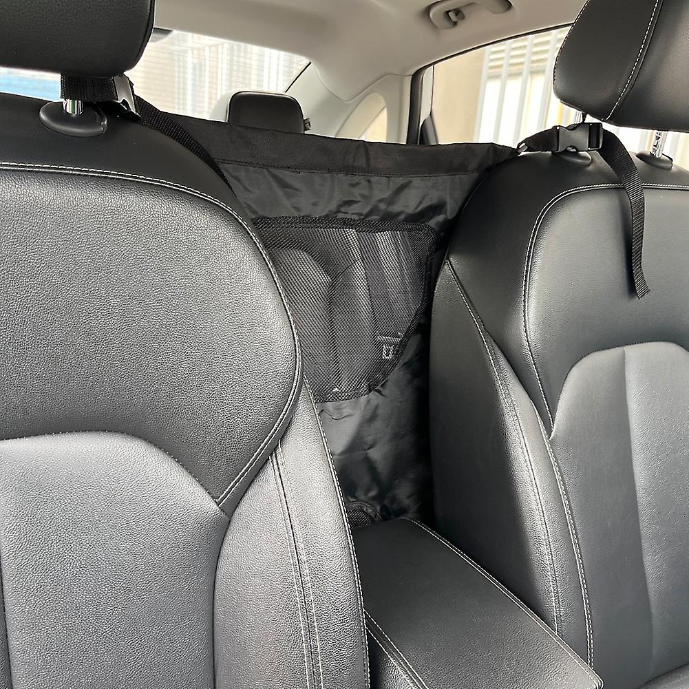 Car Rear Seat Barrier Mesh 600d Oxford Fabric Mesh Dog Pet Barrier For Car Buggy Truck Fence