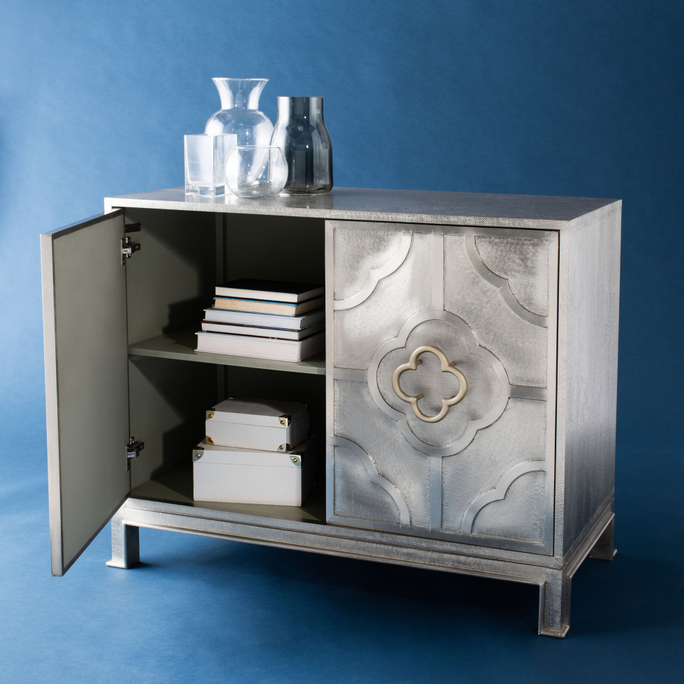 Safavieh Couture Antonella Metal Chest   Mediterranean   Accent Chests And Cabinets   by Safavieh  Houzz