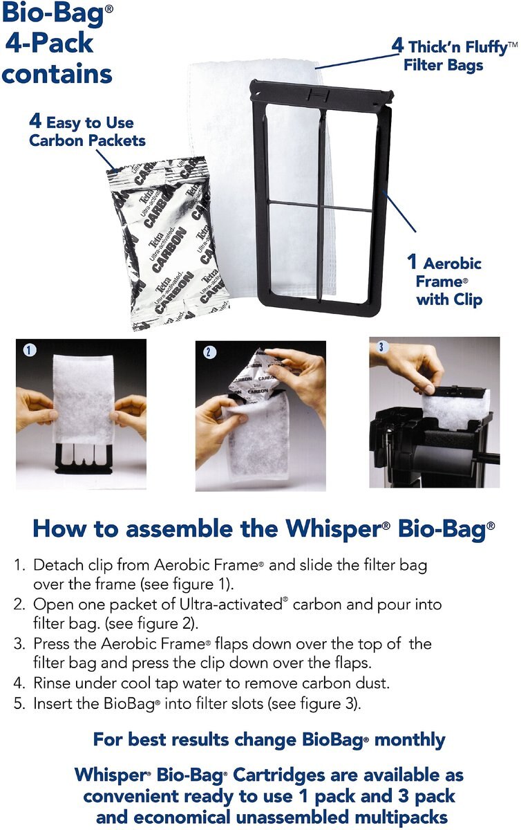 Tetra Bio-Bag Large Disposable Filter Cartridges