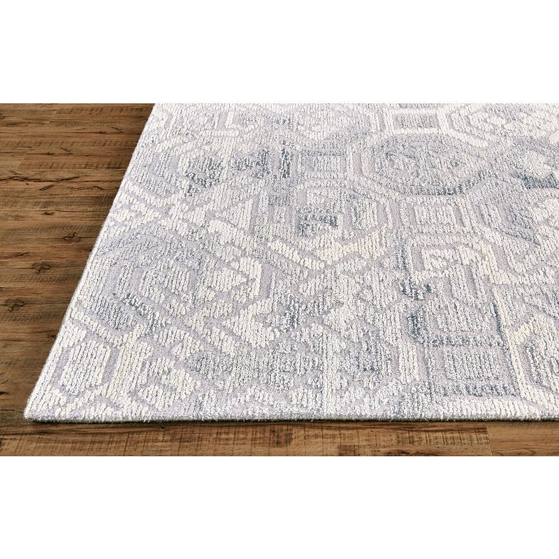 Weave and Wander Palatez Gray Ornamental Area Rug