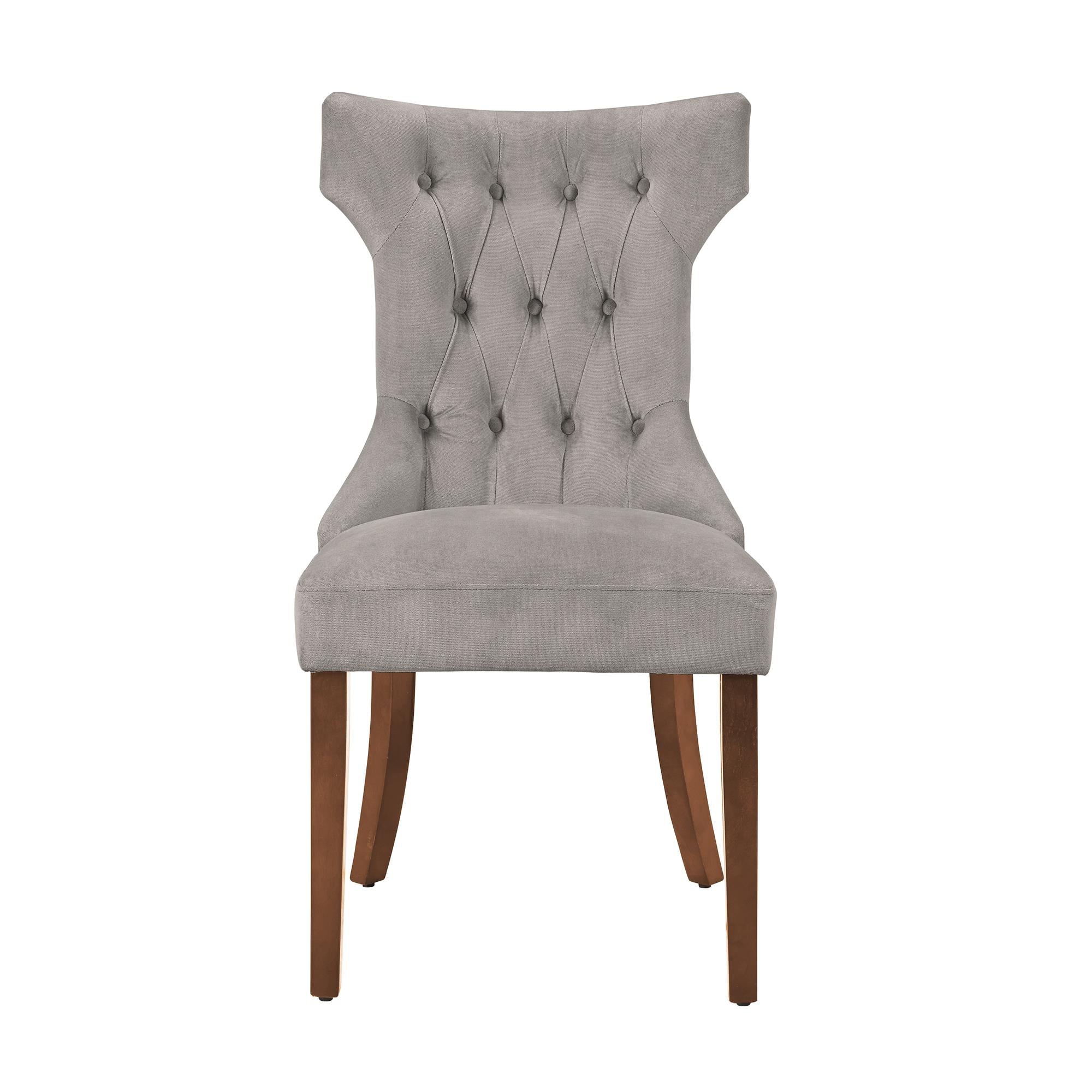 Ember Interiors Clairborne Tufted Dining Chair， Set Of 2， Taupe