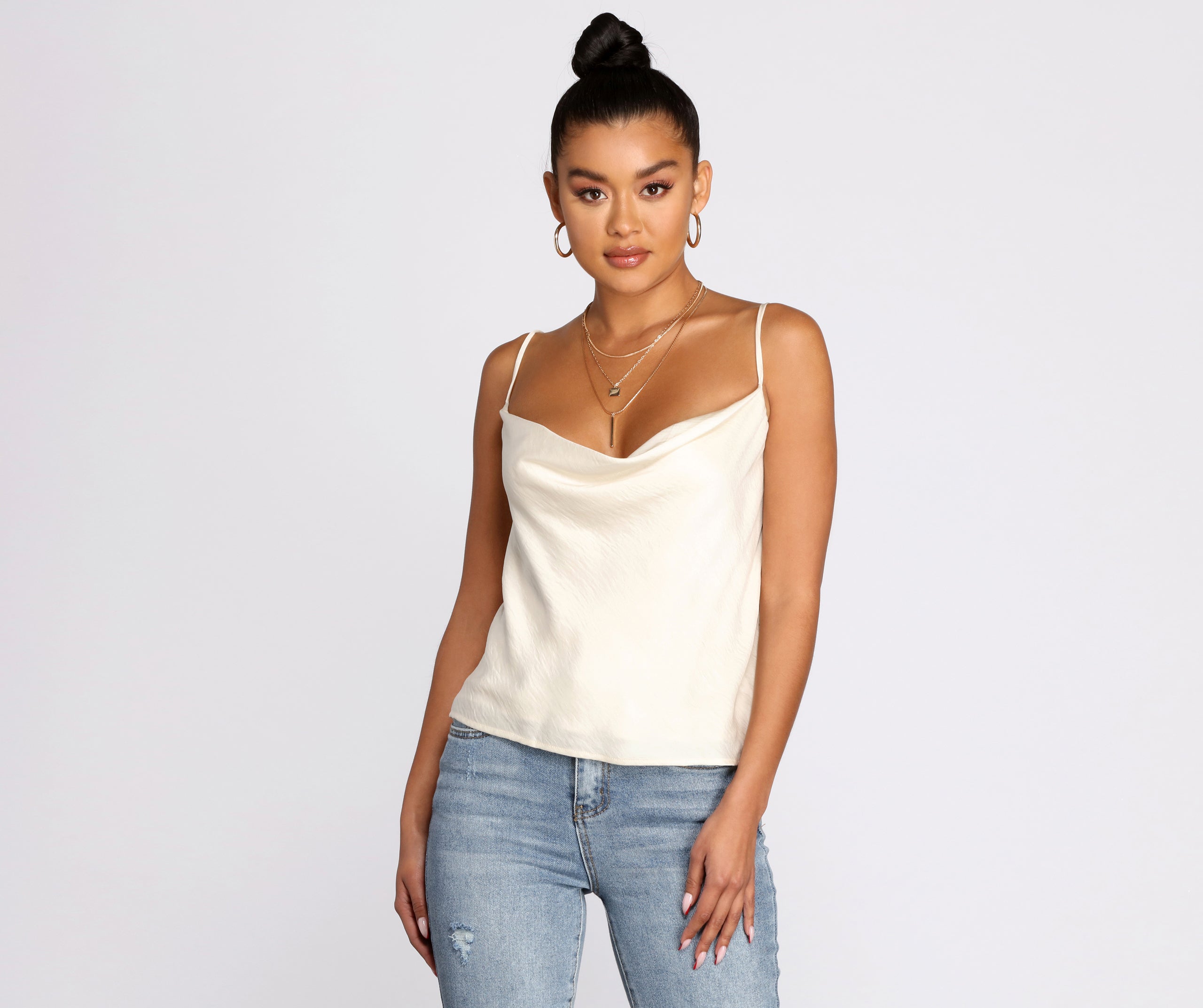 Simple Sleek Satin Top