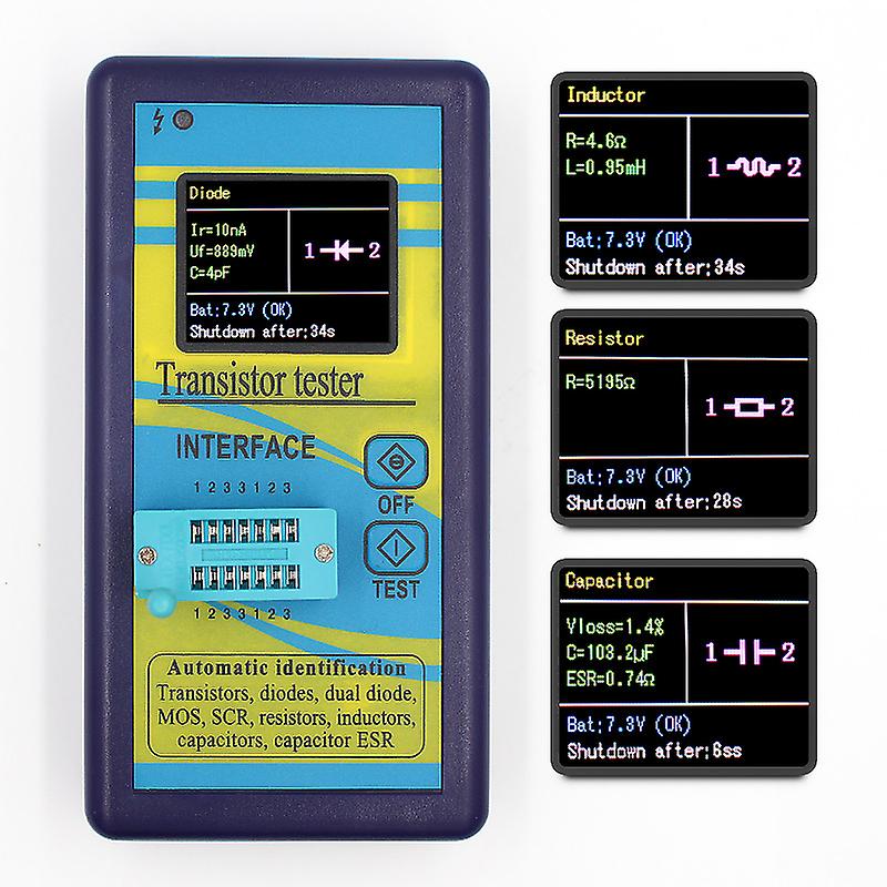 Special Version Multi-purpose Transistor Tester 128*160 Diode Thyristor Capacitance Resistor Inductance Mosfet Esr Lcr Meter