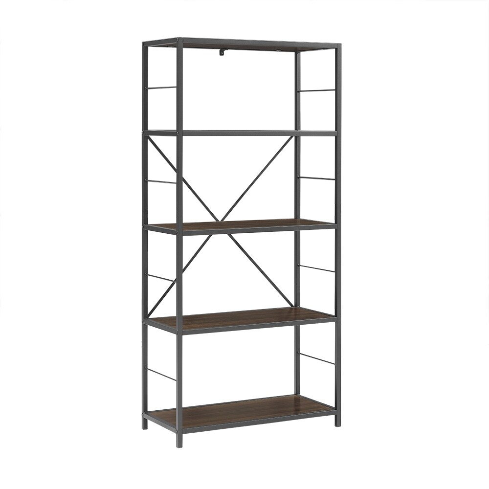 Middlebrook Designs Ora Industrial Rustic Bookshelf