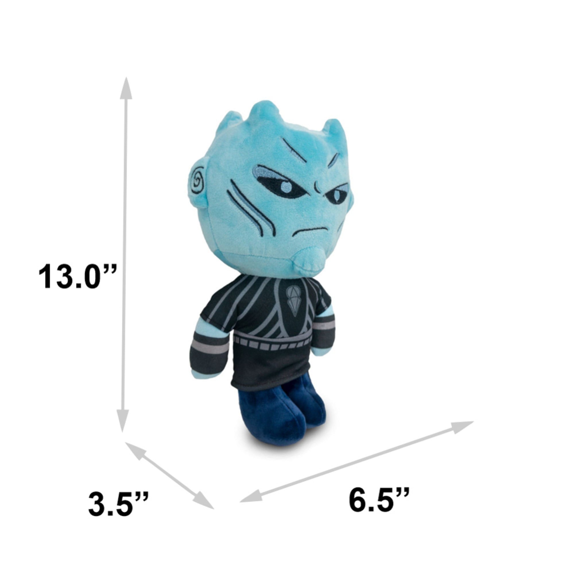 Buckle-Down Warner Bros. Game of Thrones The Night King Standing Pose Plush Squeaker Dog Toy， Large