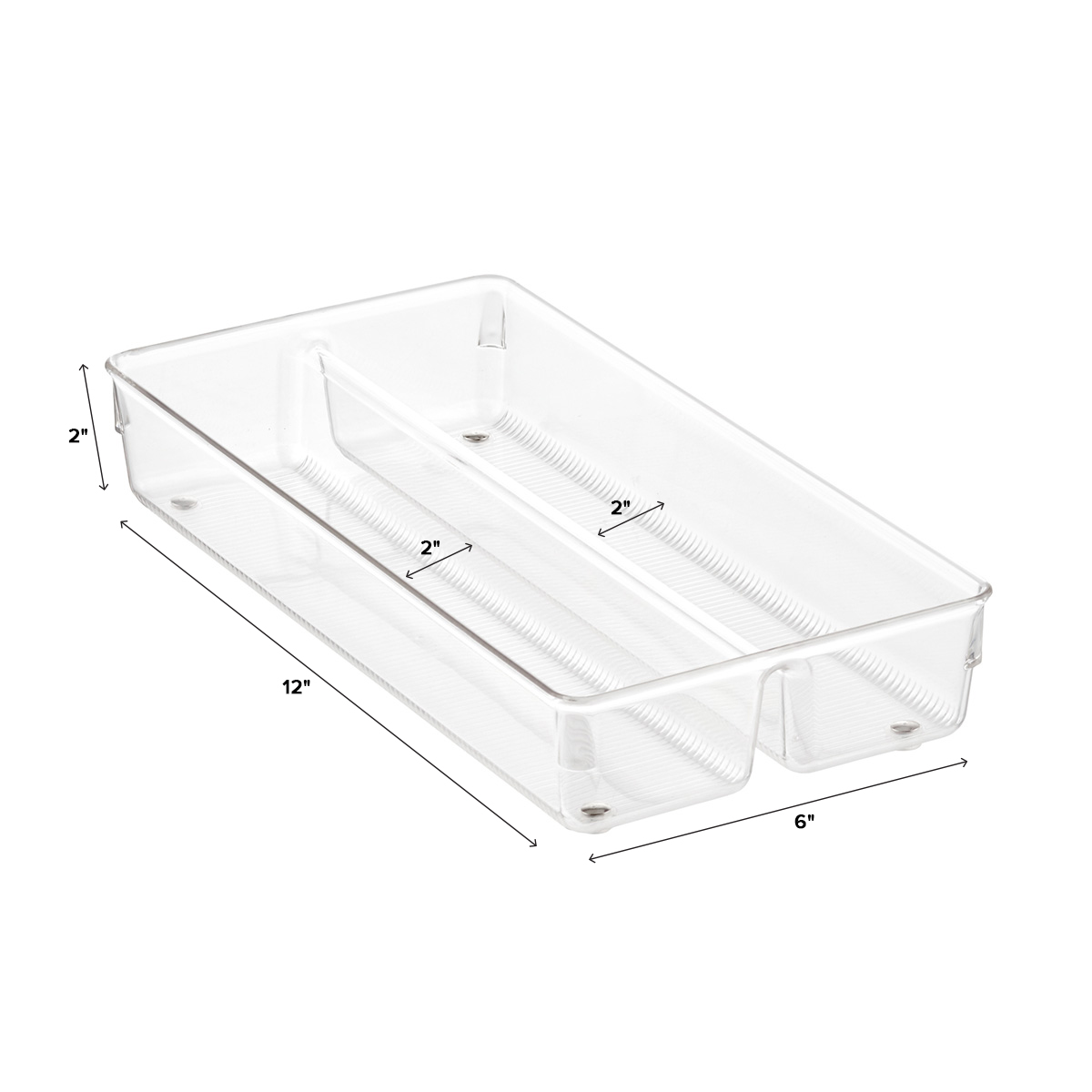 iDesign Linus 2Section Drawer Organizers