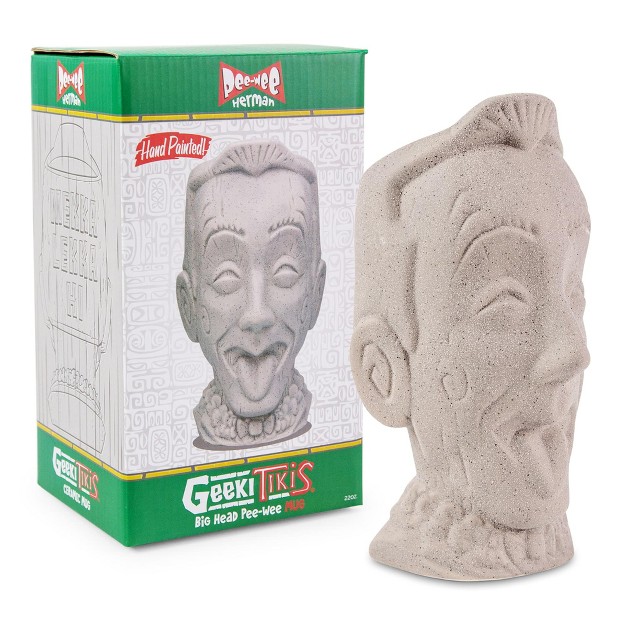 Beeline Creative Geeki Tikis Pee wee Herman Big Head Ceramic Mug Holds 22 Ounces