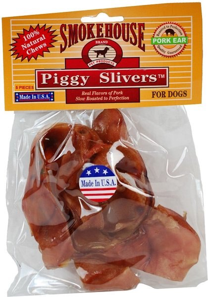 Smokehouse USA Piggy Slivers Dog Treats