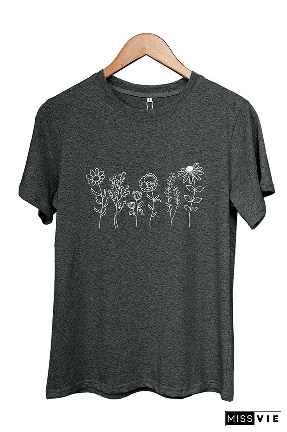 Wildflowers Graphic T-Shirt Wholesale