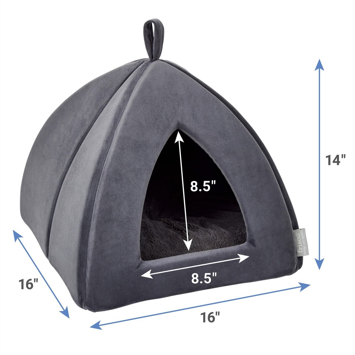 Frisco Tent Covered Dog and Cat Bed