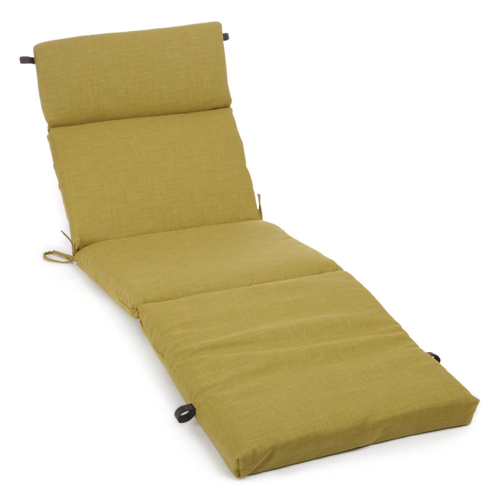 Blazing Needles 72 x 24 in. 3-Sectioned All Weather Outdoor Chaise Lounge Cushion