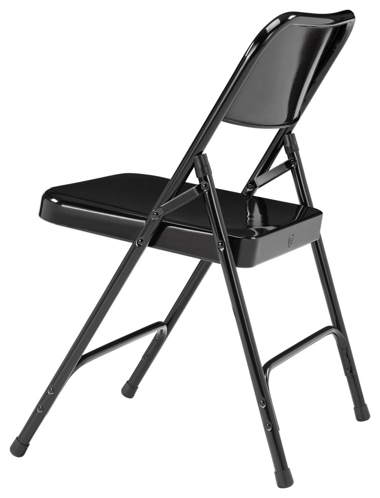 NPS 200 Premium  Steel Double Hinge Folding Chair  Set of 4   Contemporary   Folding Chairs And Stools   by National Public Seating  Houzz