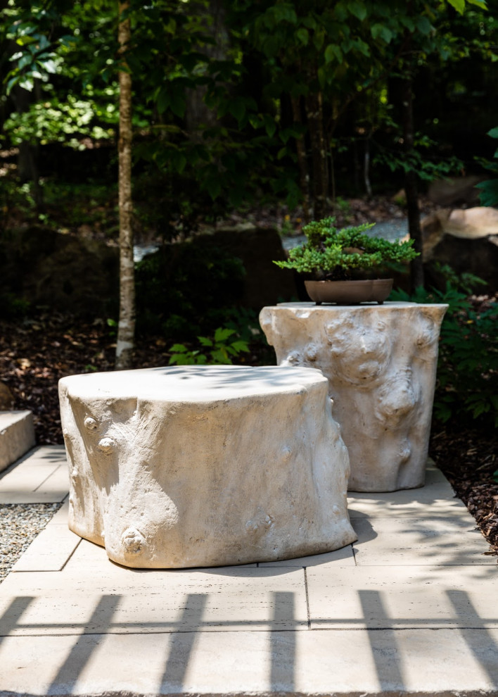 Log Coffee Table  Roman Stone   Rustic   Coffee Tables   by Phillips Collection  Houzz