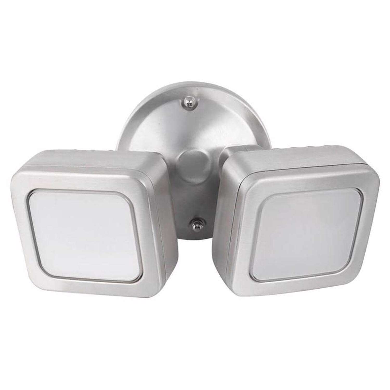 Feit LED Dusk to Dawn Hardwired LED Silver Mini Security Flood Light