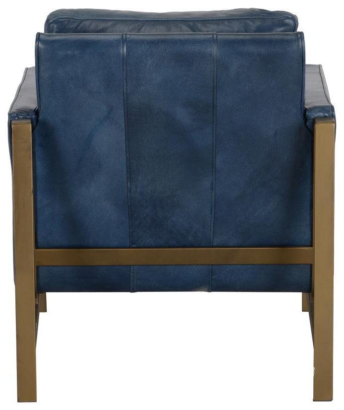 Chad Club Chair Blue by Kosas Home   Contemporary   Armchairs And Accent Chairs   by Kosas  Houzz