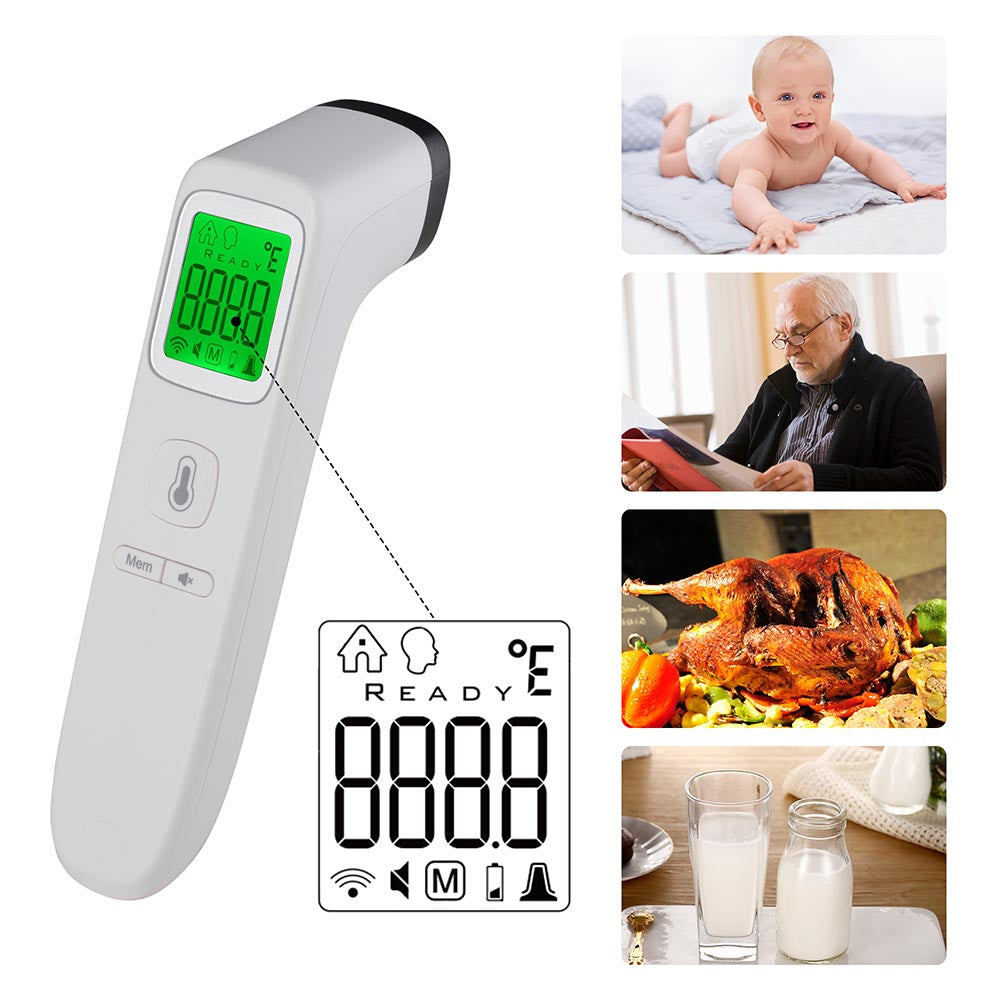 Yescom Infrared Thermometer Touchless Baby Thermometer