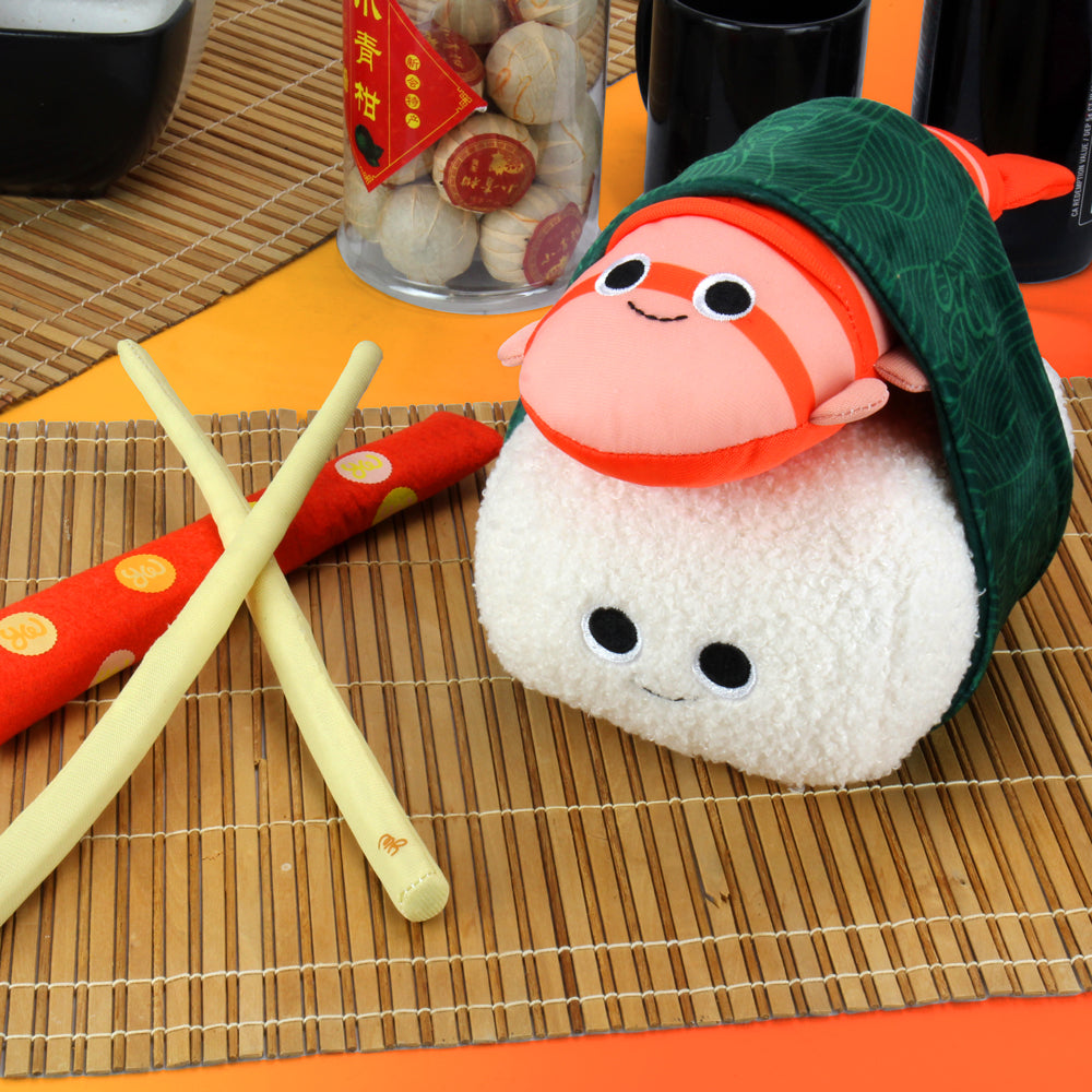 Yummy World Bubba the Shrimp Nigiri Sushi Interactive Plush