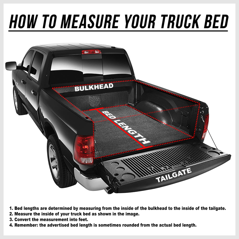 Short Bed Tonneau Cover 6Ft Soft Top Tri-Fold Fleetside for 94-04 Chevy S10/S15