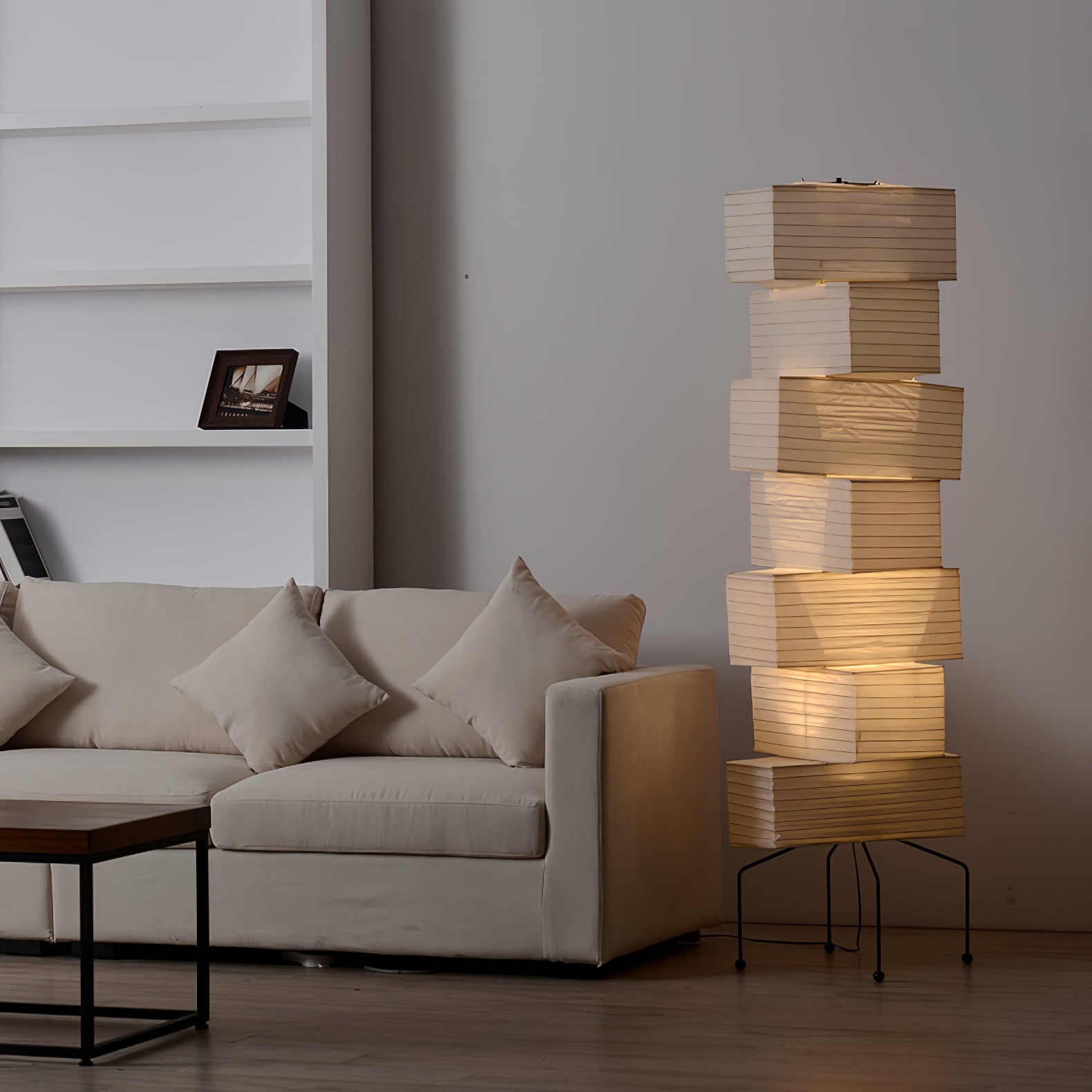 Lana Stacked Floor Lamp