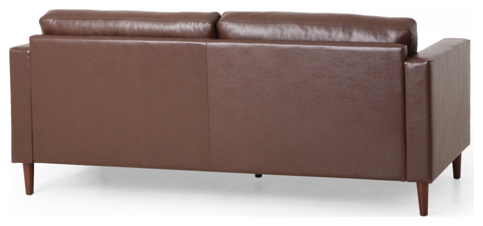 Hixon Contemporary Tufted 3 Seater Sofa   Midcentury   Sofas   by GDFStudio  Houzz