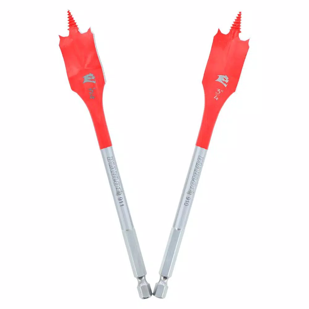 DIABLO 3/4 in. x 6 in. SPEEDemon Spade Bit (2-Pack) and#8211; XDC Depot