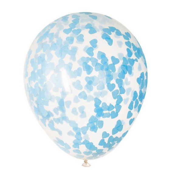 Unique Industries 309806 Clear Latex Balloons with...