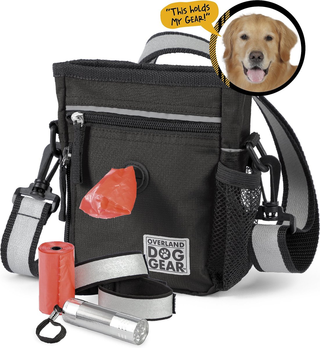 Mobile Dog Gear Day/Night Dog Walking Bag