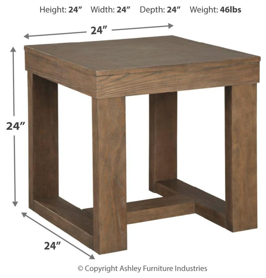 Cariton End Table   Farmhouse   Side Tables And End Tables   by Ashley Furniture Industries  Houzz